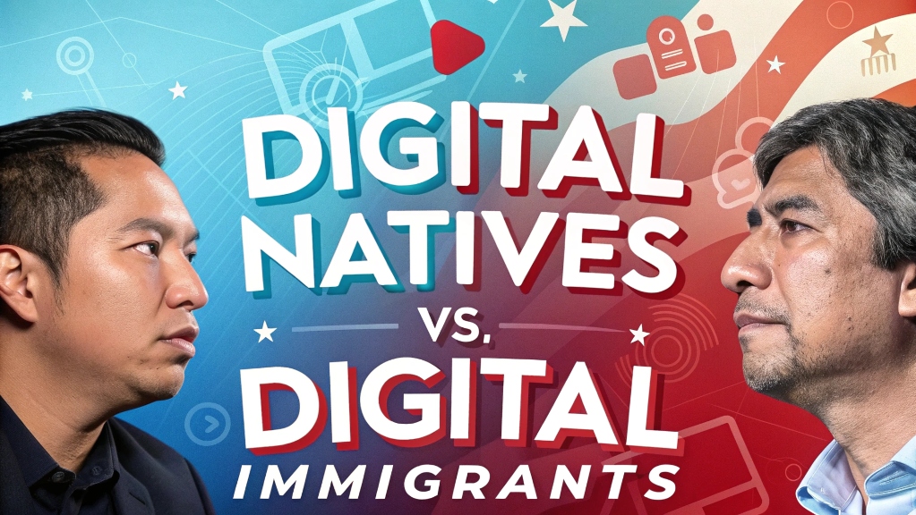 What is the difference between digital native and to digital immigrants